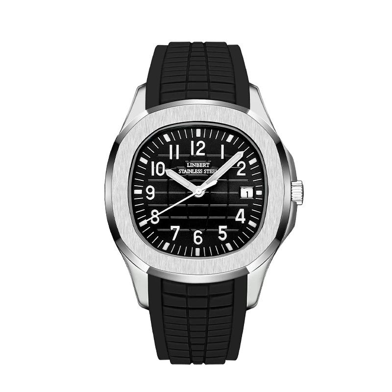 LINBERT New Design Luxury Men's Mechanical Watch Patek Stainless Steel Top Brand Sapphire Glass Automatic Watch Reloj Hombre2024