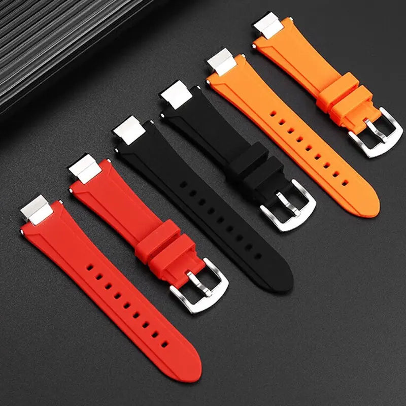 MTG-B3000 silicone watch strap for Casio G-SHOCK series MTG-B3000B/BD modified quick release waterproof silicone strap wristband