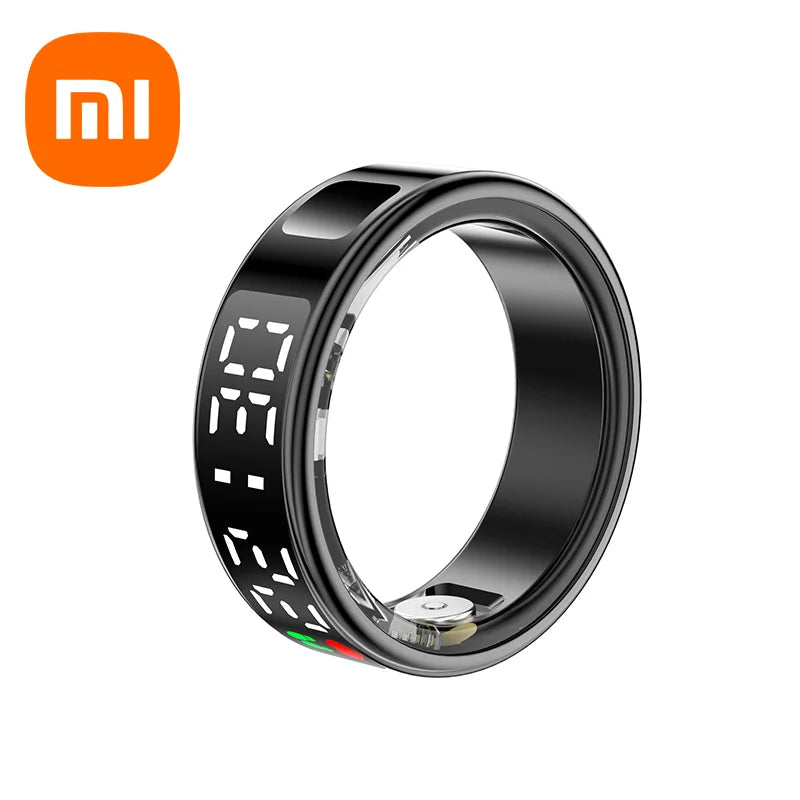 Xiaomi SR08 Smart Ring 5ATM Waterproof Display Screen Health Monitor Multi Sports Modes Sleep Monitoring Heart Rate Men Women