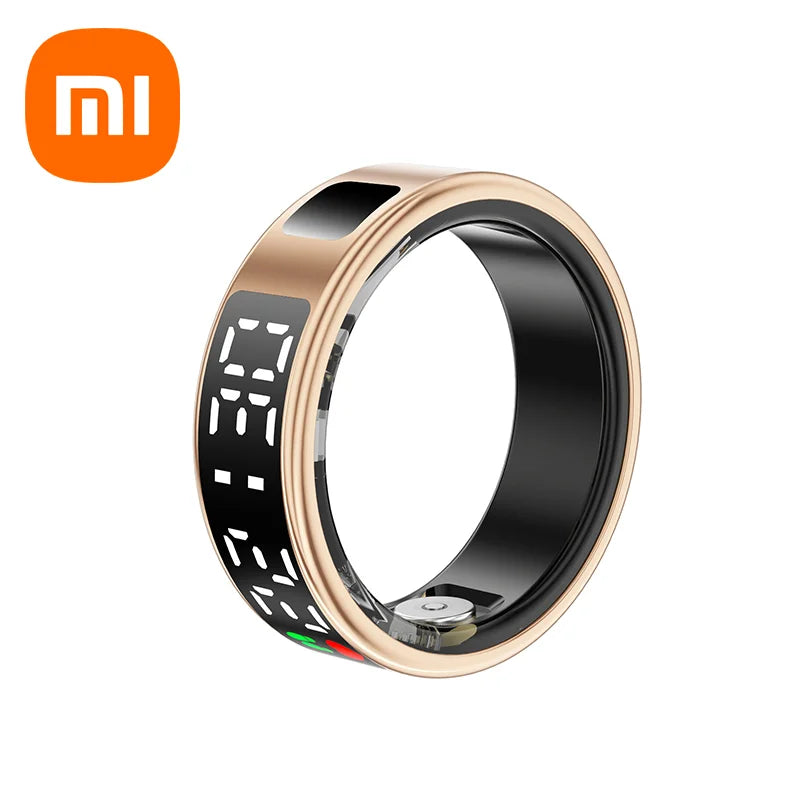 Xiaomi SR08 Smart Ring 5ATM Waterproof Display Screen Health Monitor Multi Sports Modes Sleep Monitoring Heart Rate Men Women