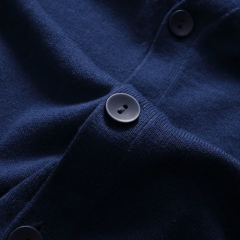 MRMT 2024 Brand New Men's Jackets Sweater Cardigan Cotton V-neck Overcoat for Male Thin Knitted Man Cardigan Sweater Coat