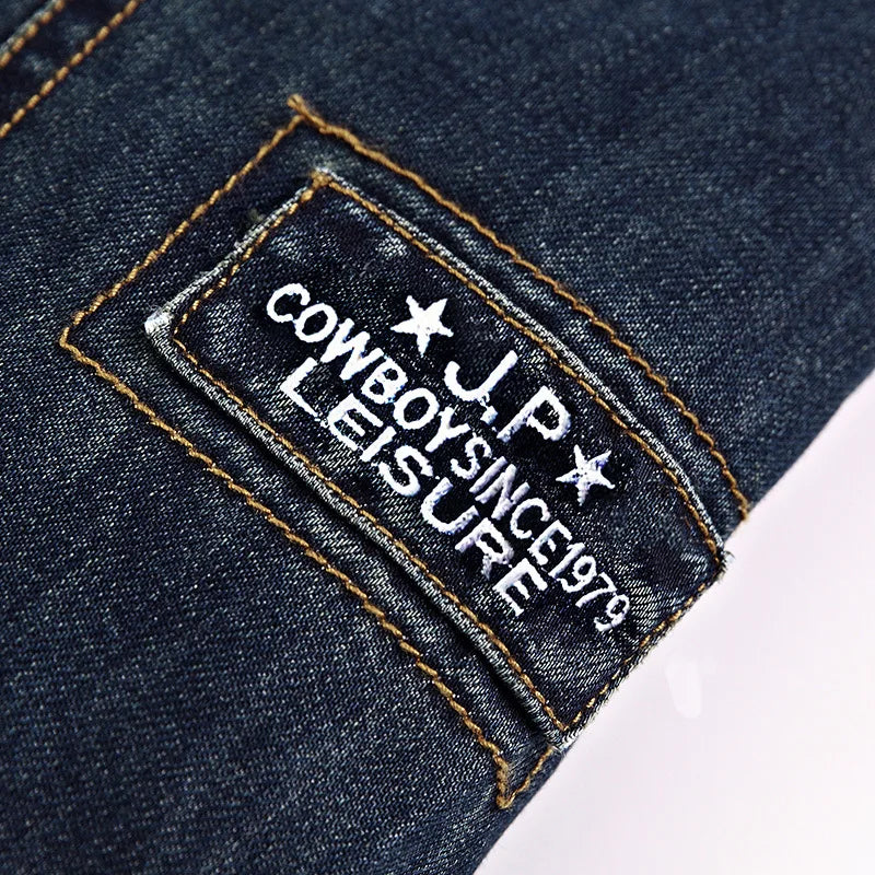 High Quality Men's Denim Jacket Coat Male Overcoat Spring Autumn Oversized Retro Casual Denim Jacket Men Clothing Outerwear