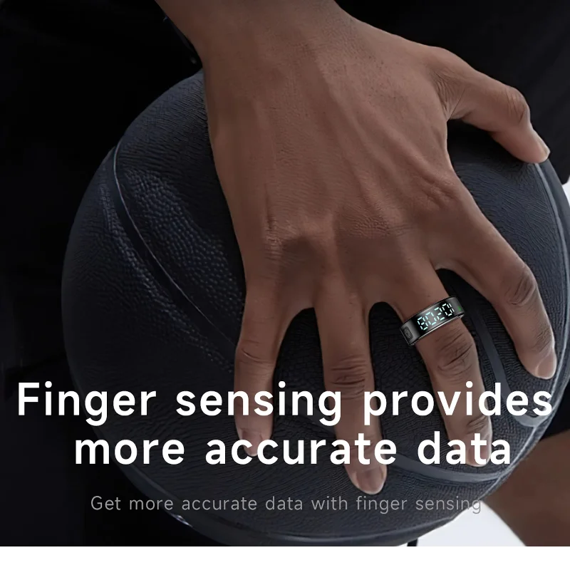 Xiaomi SR08 Smart Ring 5ATM Waterproof Display Screen Health Monitor Multi Sports Modes Sleep Monitoring Heart Rate Men Women